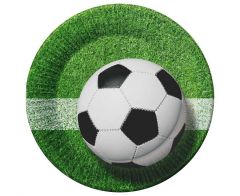 Football party tanjuri 18 cm, 6 kom