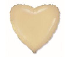 Standard Srce Satin Cream folijski balon