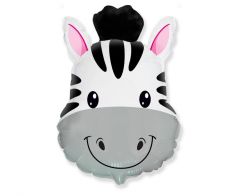 Mini 14"FX Zebra folijski balon na štapiću