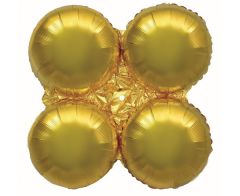 Postolje 4 kruga folija balon gold