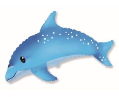 Maxi 24" FX Sweet Dolphin Blue folijski balon