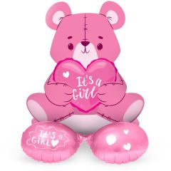 Maxi Bear Girl with Base folijski balon
