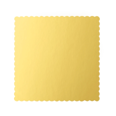 Kvadratni podmetač za tortu gold 25 cm