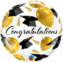 Standard Congratulations Gold Balloons folijski balon