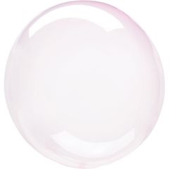 Clearz Petite Crystal Light Pink pvc balon