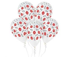 Latex baloni 30 cm Kiss Kiss 