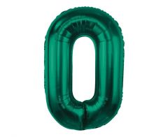 Folijski balon B&C broj 0 Bottle Green 85 cm