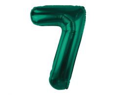 Folijski balon B&C broj 7 Bottle Green 85 cm