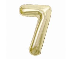 Folijski balon B&C broj 7 Champagne