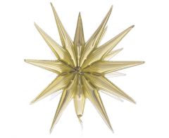 Standard Star 3D champagne folijski balon 50 cm