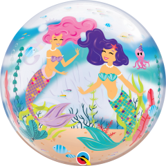 Bubble Mermaid Bday Party pvc balon