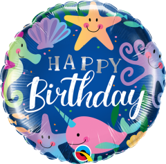 Standard Bday Fun Under the Sea folijski balon