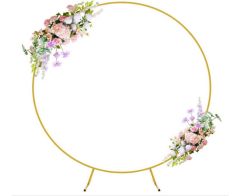 Zlatni stalak krug 200 cm