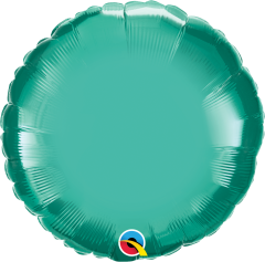 Standard Okrugli Chrome Green folijski balon