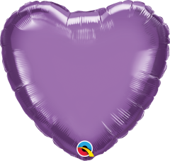 Standard Srce Chrome Purple folijski balon