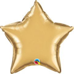 Standard Zvijezda Chrome Gold folijski balon