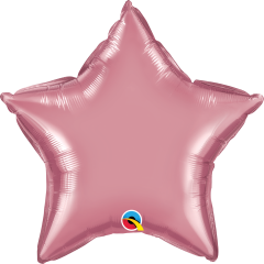 Standard Zvijezda Chrome Mauve folijski balon