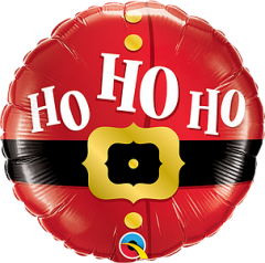 Mini Ho Ho Ho Santas Belt folijski balon na štapiću