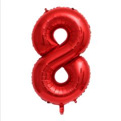 Folijski balon broj 8 Red