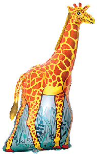Maxi Giraffe Orange folijski balon