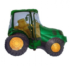 Maxi Traktor Green Folijski balon