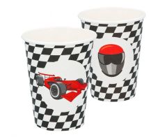 Racing paper čaše 250 ml 8/1