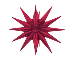 Standard Star 3D Red folijski balon 50 cm