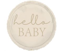 Standard Baby Shower Natural folijski balon