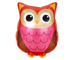 Maxi Owl Pink folijski balon