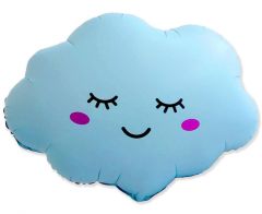 Maxi FX Cloud Baby Blue Mat folijski balon