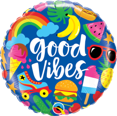 Standard Good Vibes folijski balon