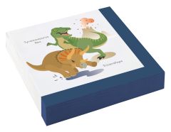 Happy Dinosaur salvete 33x33cm