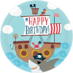 Ahoy Birthday tanjuri 23 cm