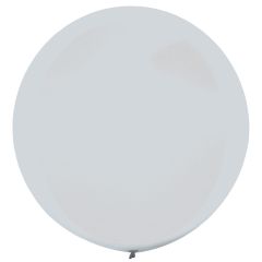 Latex baloni 61 cm Metallic Silver