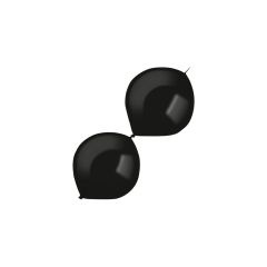 Latex baloni E-Link 15cm Fashion Jet Black 