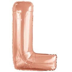 Folijski balon slovo L RoseGold