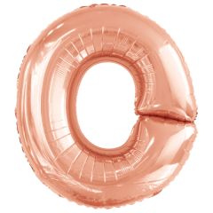 Folijski balon slovo O RoseGold