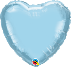 Standard Srce Pearl Light Blue folijski balon