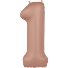 Folija balon broj 1 Vintage Rose