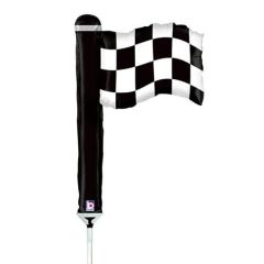 Mini Checkered flag folijski balon na štapiću