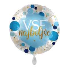 Standard Vse Najboljše Lucky Birthday folijski balon