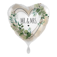 Standard Mr. & Mrs. Natural folijski balon