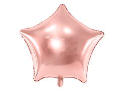 Standard Star Metalic Rose Gold folijski balon
