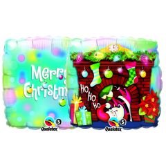 Standard Holly Jolly Santa folijski balon