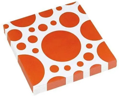 Narančaste točke salvete 33x33 cm