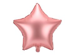 Standard Star Satin Rose Gold folijski balon