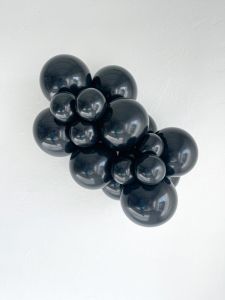 Latex baloni 13 cm Black Tuftex