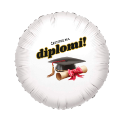 Standard ČESTITKE NA DIPLOMI folijski balon