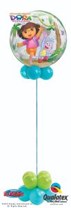 Helijska balonska skulptura Bubble Dora the Explorer