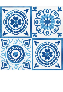 Blu Willow salvete 33x33 cm 16/1